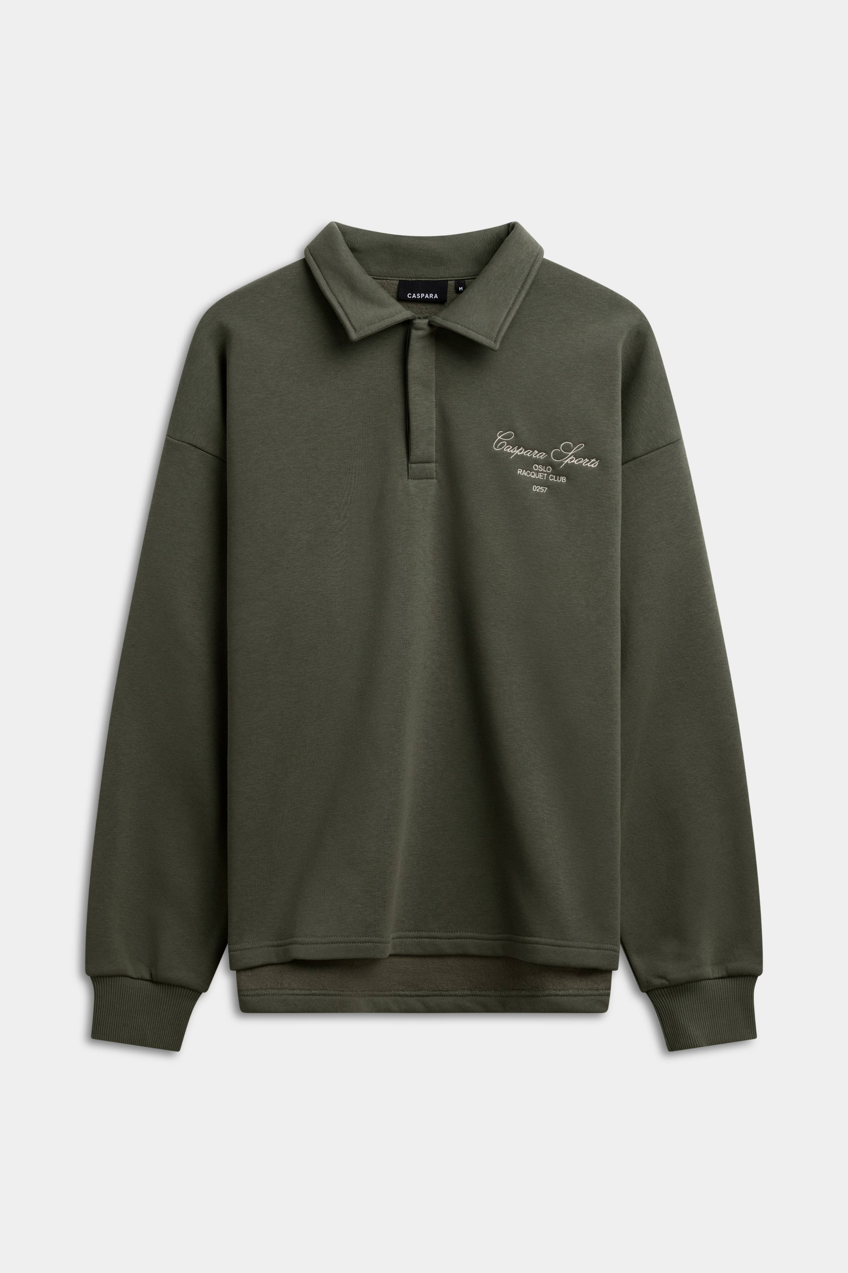 M. Racquet Club Rugby Shirt - Dark Green